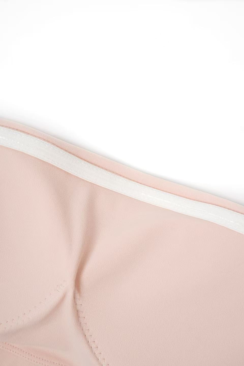 Acqua Épure｜Pink Bandeau Set & High-Waisted Yoga Shorts Women’s Running Pilates Activewear