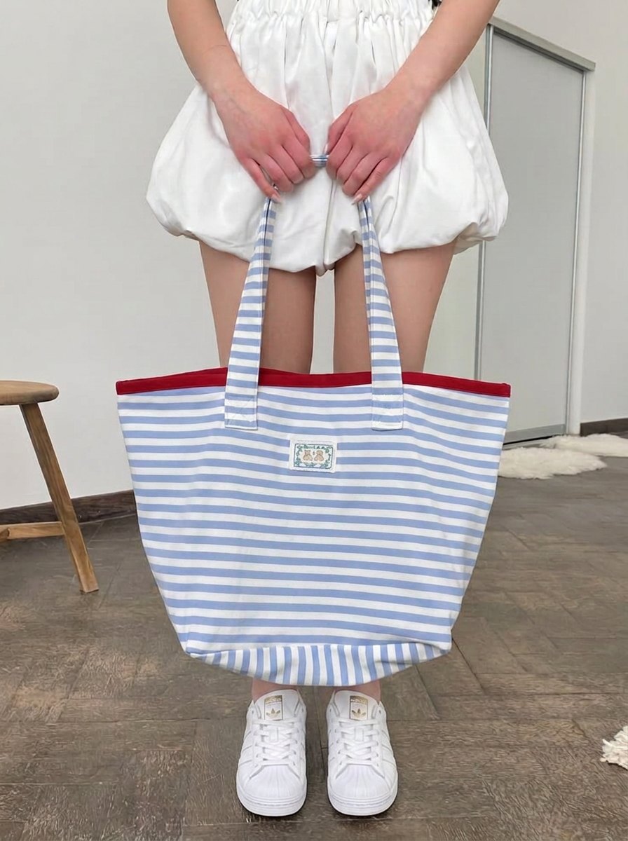 Acqua Épure｜Lightweight Canvas Tennis Tote Bag Large Shoulder Yoga & Sports Bag