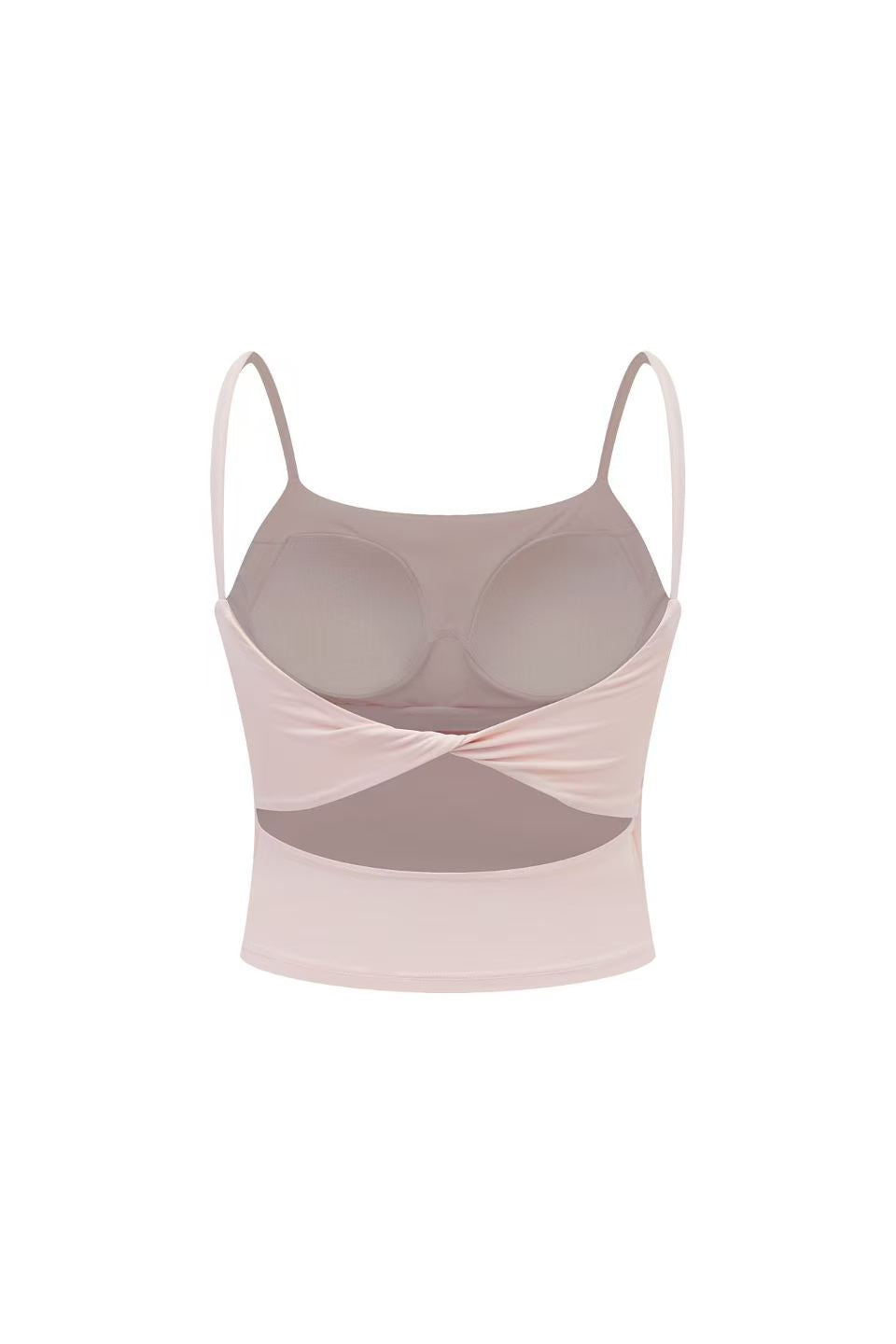 Acqua Épure｜Pink Bow Tie Sports Tank Top Women’s Yoga Pilates Tennis Top