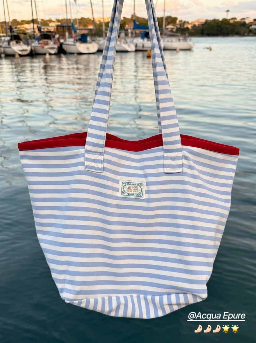 Acqua Épure｜Lightweight Canvas Tennis Tote Bag Large Shoulder Yoga & Sports Bag